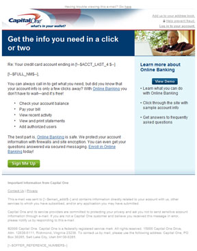 Captial One: MarketingSherpa Gold Customer Award